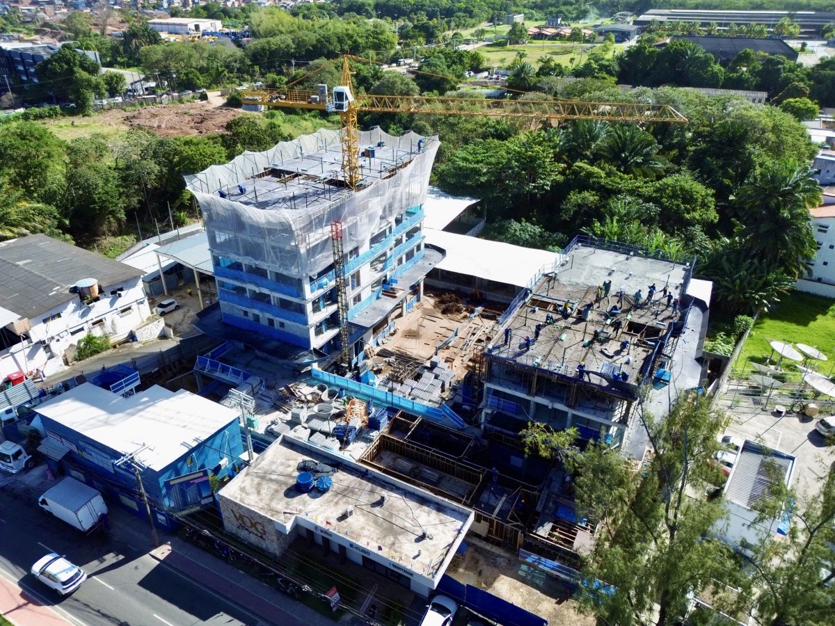 Andamento da obra