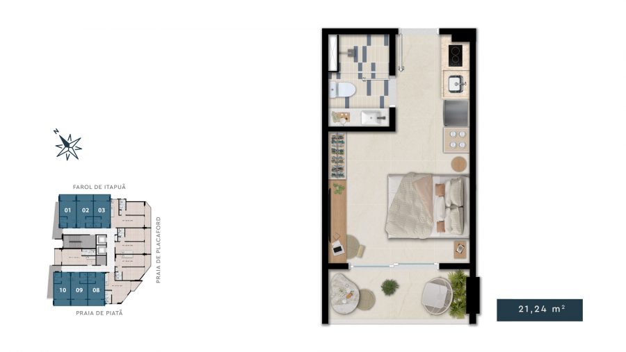 Studio · Colunas 1, 2, 3, 8, 9 e 10