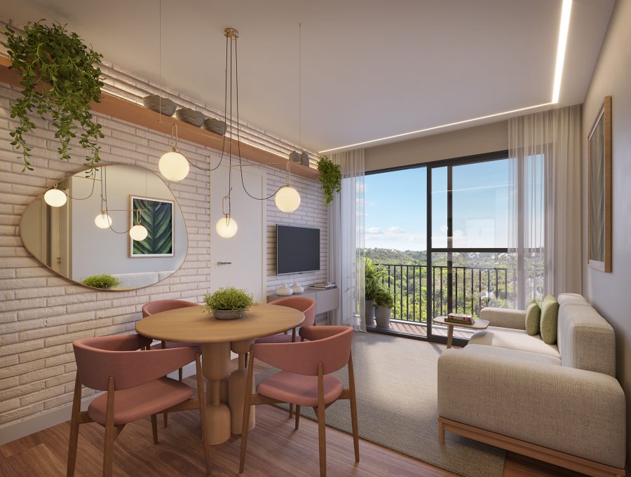 Decorado · Sala com varanda